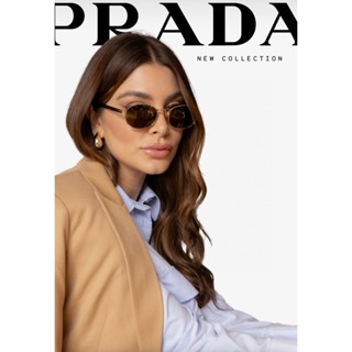 PRADA2026 Đầu Xuân Phong Cách Mới Mắt Nam Nữ Cặp Đôi Kính Mát Vỏ Rùa Gương Sang Trọng Phiên Bản Giới Hạn Vỏ Rùa Thương Hiệu Lớn Gradient GYX3