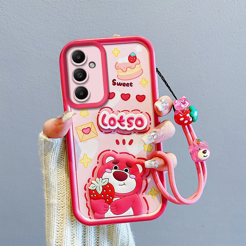 Dành Cho Samsung A57 Ốp Lưng Silicon Mềm TPU Chống Sốc 3D Sang Trọng Búp Bê Ốp Lưng Bảo Vệ Điện Thoạ