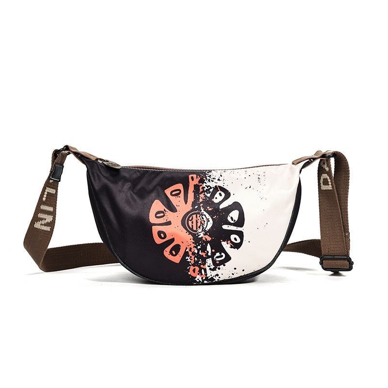Phiên Bản Hàn Quốc Quốc Hợp Thời Trang Độc Đáo Nhẹ Sinh Viên Đảng Giá Rẻ Túi Đeo Ngực Túi Cặp Đôi Nam Nữ Graffiti chéo 03.01