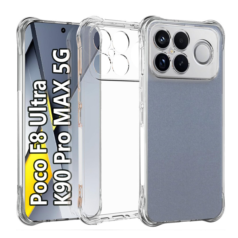 Ốp Điện Thoại Chống Sốc Trong Suốt Cho Xiaomi Poco M8 F8 X8 M7 F7 Ultra X7 M6 Plus F6 X6 M5 M5s F5 X