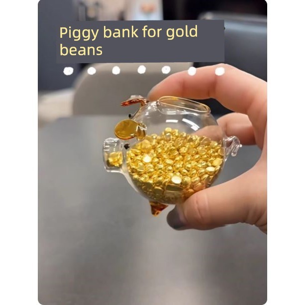 heo sứ heo đất sứ Chai đựng đậu vàng cứu đậu vàng hũ đựng tiền heo vàng hũ đựng vàng hũ thủy tinh tr