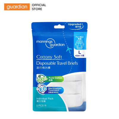 Quần Lót Nam Du Lịch Dùng 1 Lần Mannings Guardian Disposable Travel Briefs For Men | Guardian Việt Nam
