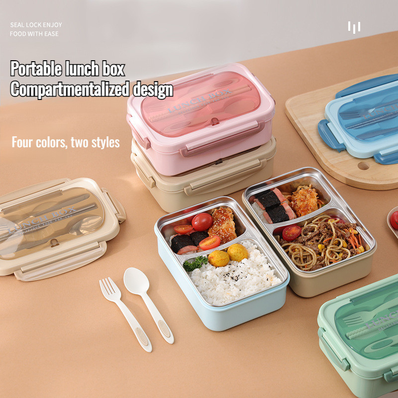 【Giữ Nhiệt 12H】Hộp Cơm Giữ Nhiệt Di Động Dung Lượng Lớn Chống Tràn - Insulated Lunch Box/Portable Fo