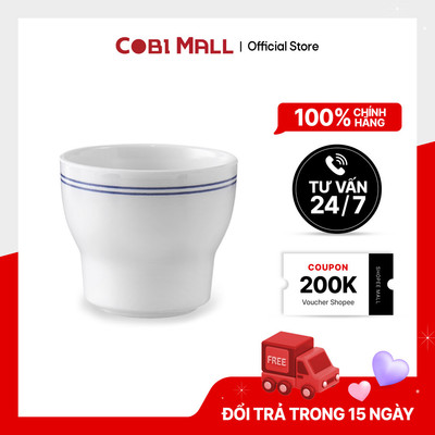 Ly trắng vân xanh 8.1cm - Cobi home