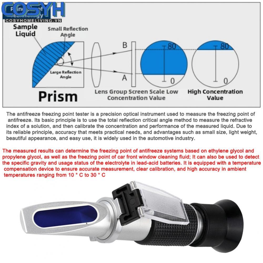 <cosyh>Four-in-One Anti-Frost Refractometer Coolant Flow Meter Anti-frost Tester