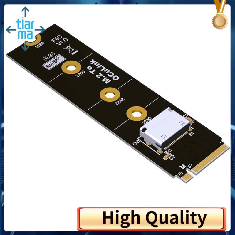 F4C M.2 NVMe PCIe 4.0 sang Oculink SFF-8612 Adapter Cho 2.5 Inch NVME U.2 (SFF 8639) SSD PCI-E NGFF 