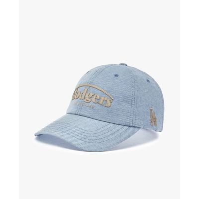 MLB - Nón bóng chày unisex Vintage Denim Curve Logo_3ACPV196N-07BLL