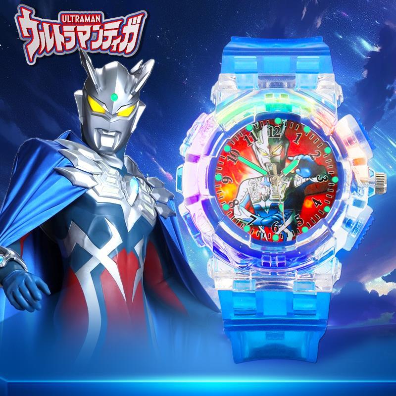 Đồng hồ trẻ em Bé trai Diga Mẫu giáo Nhấp nháy Đồ chơi phát sáng chống sốc Đồng hồ điện tử 3 tuổi 2 Siro