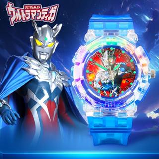 Đồng hồ trẻ em Bé trai Diga Mẫu giáo Nhấp nháy Đồ chơi phát sáng chống sốc Đồng hồ điện tử 3 tuổi 2 Siro