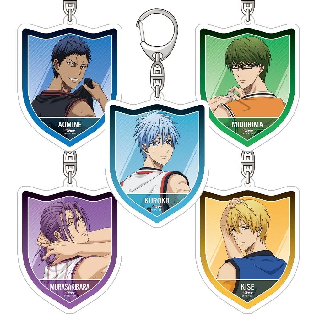 Móc khóa Kurokos Basketball Tuyển Thủ Vô Hình anime acrylic Kuroko Kagami Kise Midorima Aomine Muras