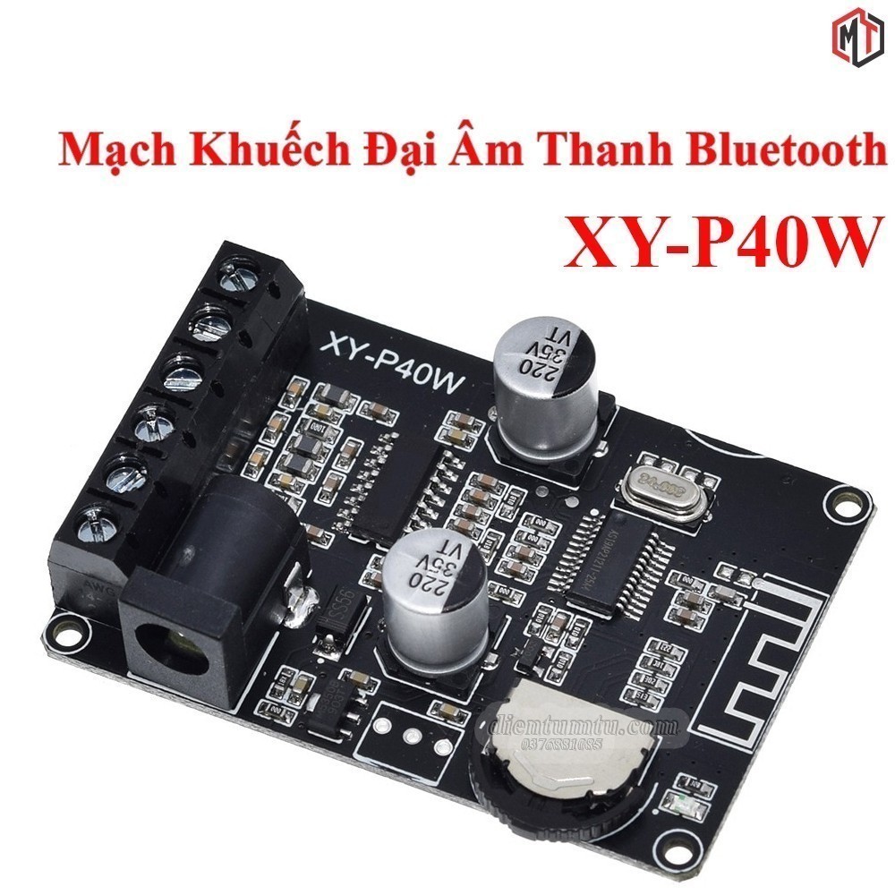 Mạch khuếch đại âm thanh Bluetooth 5.0 XY-P40W DC 6~24V
