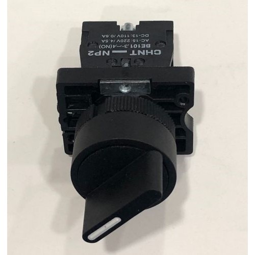 Công Tắc Xoay Phi 22 CHINT NP2-ED21 – 2 Vị Trí Tự Giữ (Cần Ngắn)