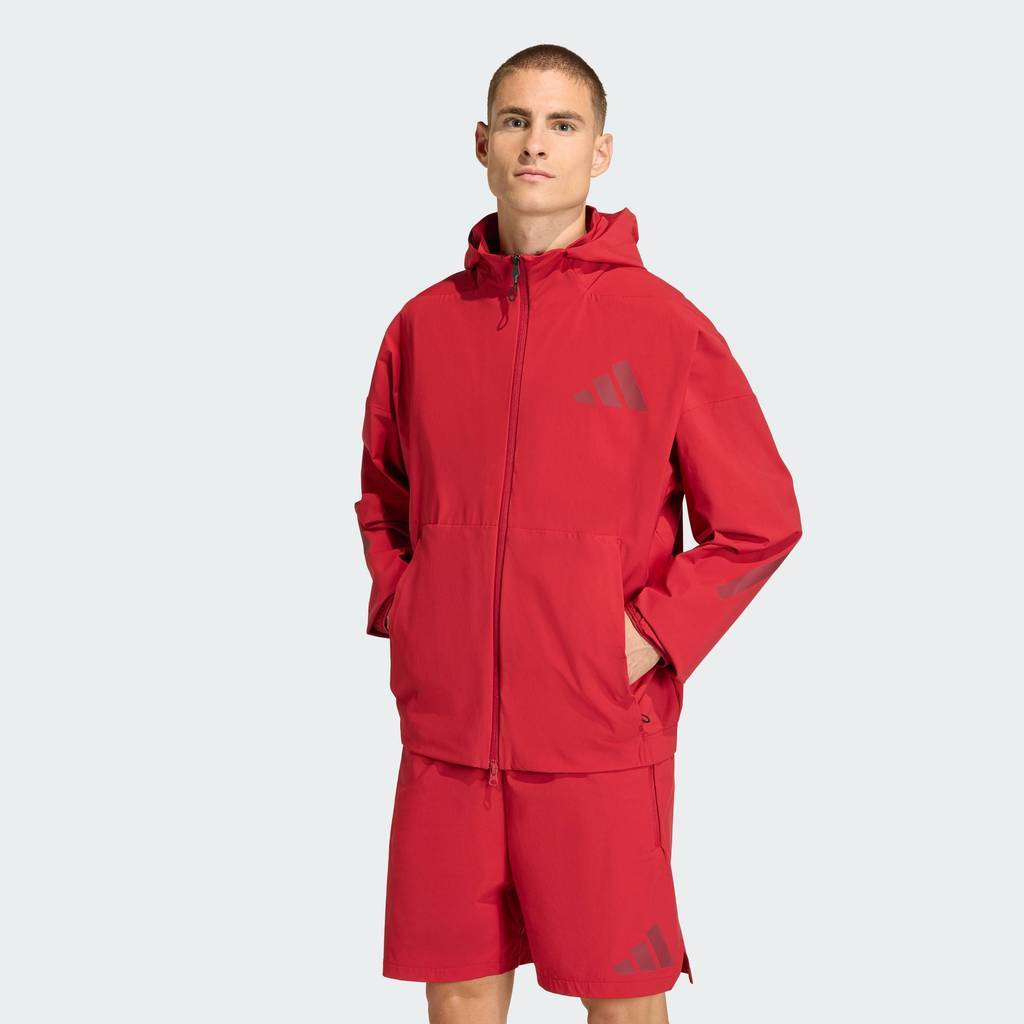 adidas Lifestyle ADIDAS Z.N.E. WOVEN TRACK TOP Men Burgundy KD8497