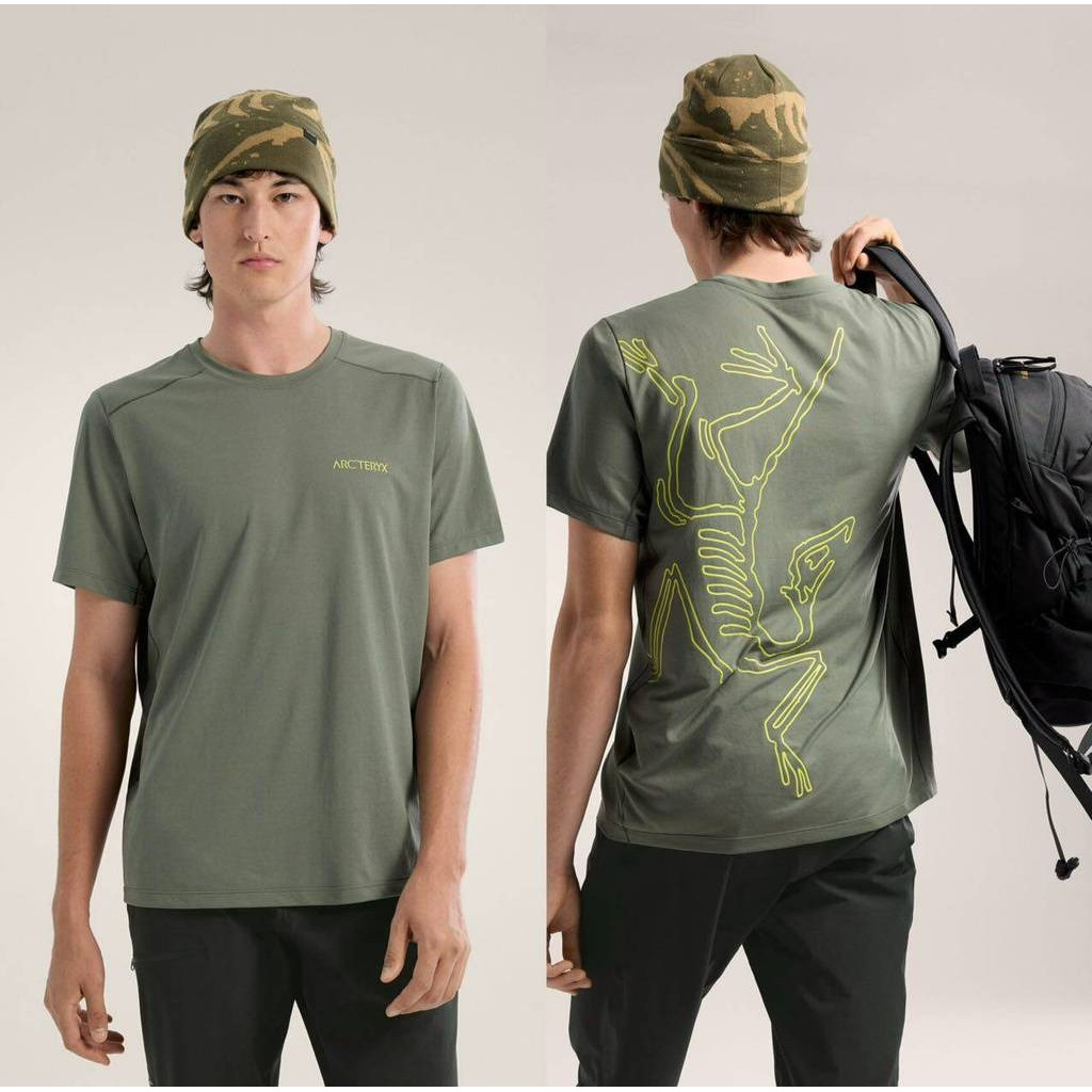 Bán chạy ARCTERYX áo thun nam Cormac dáng rộng, chất liệu cotton cao cấp
