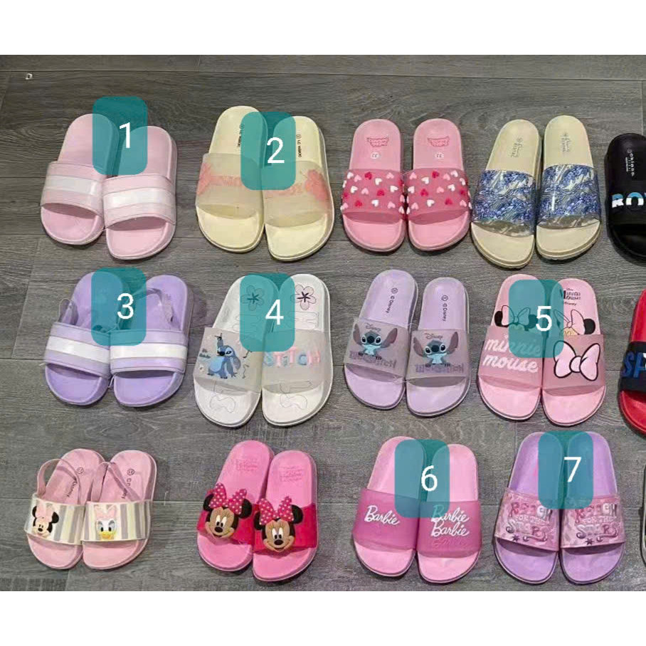 Dép quai ngang cho bé hàng Lc Waikiki, Disney,... xuất xịn