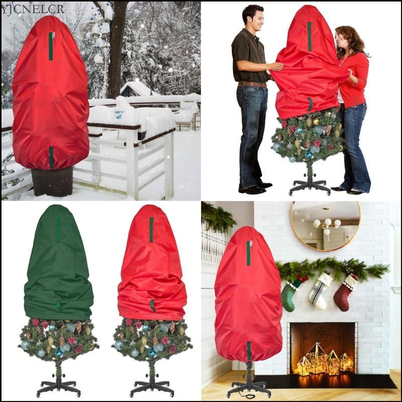 YJCNELCR Túi đựng cây thông Noel dọc chống nước Thiết kế vải gia cố Có sức chứa cây 36x25 Inch