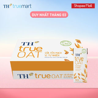 Thùng sữa yến mạch TH true OAT vị tự nhiên 180ml (48 Hộp)