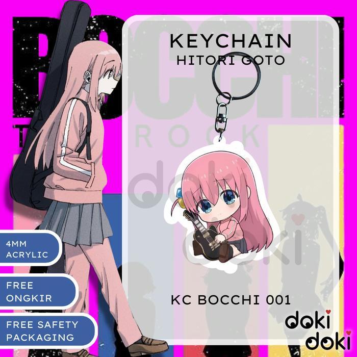 GANTUNGAN KUNCI KEYCHAIN ANIME HITORI GOTO BOCCHI CHAN BOCCHI THE ROCK - KC BOCCHI 001