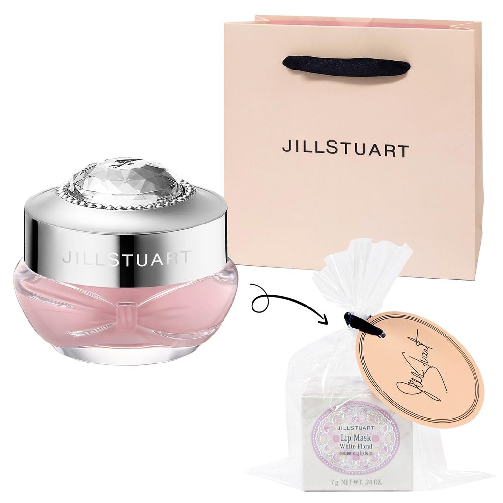 [Domestic Genuine Product, Gift Wrapped] JILL STUART White Floral Lip Mask 7g, Lip Balm, Lip Care, C