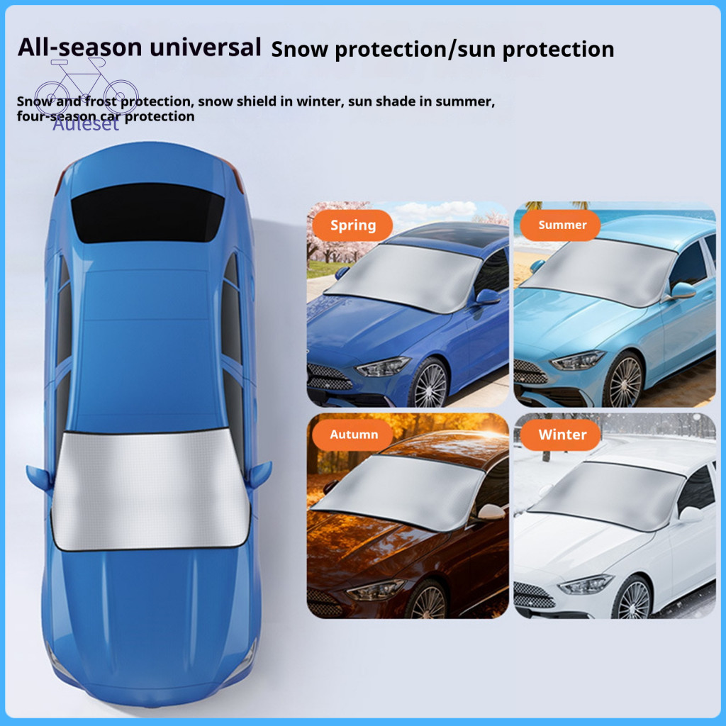 Auleset Season Vỏ kính chắn gió ô tô Kính chắn gió ô tô Vỏ che nắng ô tô Bảo vệ toàn diện – Khối tia