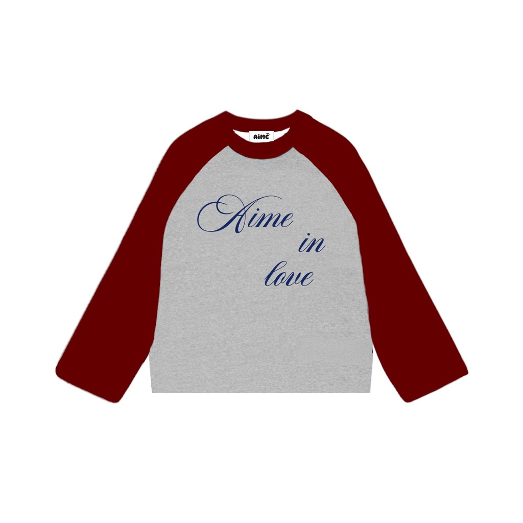 [Ver6] Áo Thun Tay Dài Raglan Cotton Long Sleeve Sọc Boxy AIMÉ Form Rộng Cổ Tròn Unisex Nam Nữ Basic Áo Mùa Hè | BigBuy360 - bigbuy360.vn