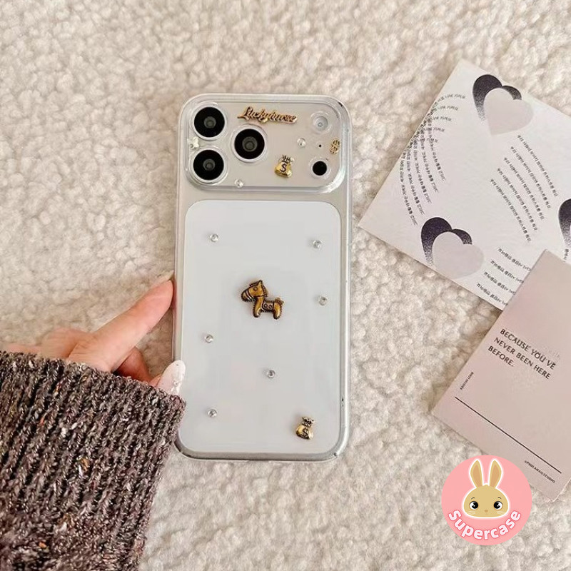 Làm Giàu 3D Pony Ốp Lưng Điện Thoại OnePlus 15 13T 13 13R 12 12R 11 11R 10T 10R 10 Pro 9 Pro 9R 9RT 