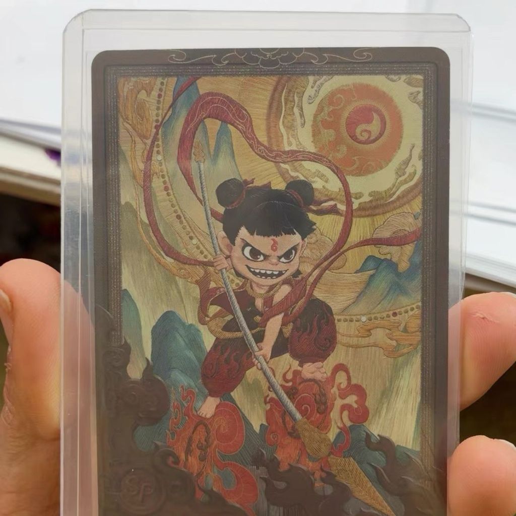 Nezha Magic Boy Thẻ biển ma ám Doutian Pack Bốn quả bom Nezha sp Doutian 4sp Nezha