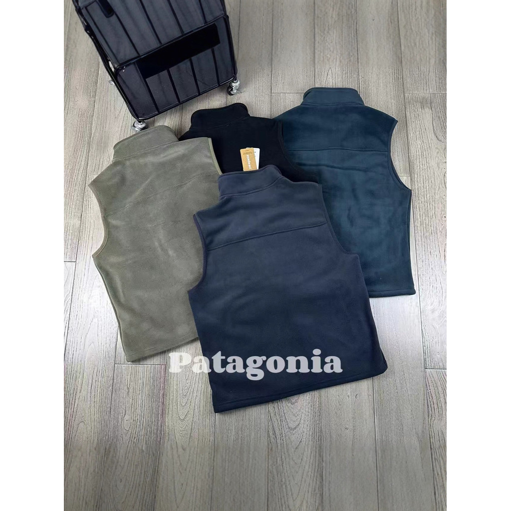 XTHB Patagonia Outdoor mountain-style military-style fleece patchwork pocket stand-up collar workwea