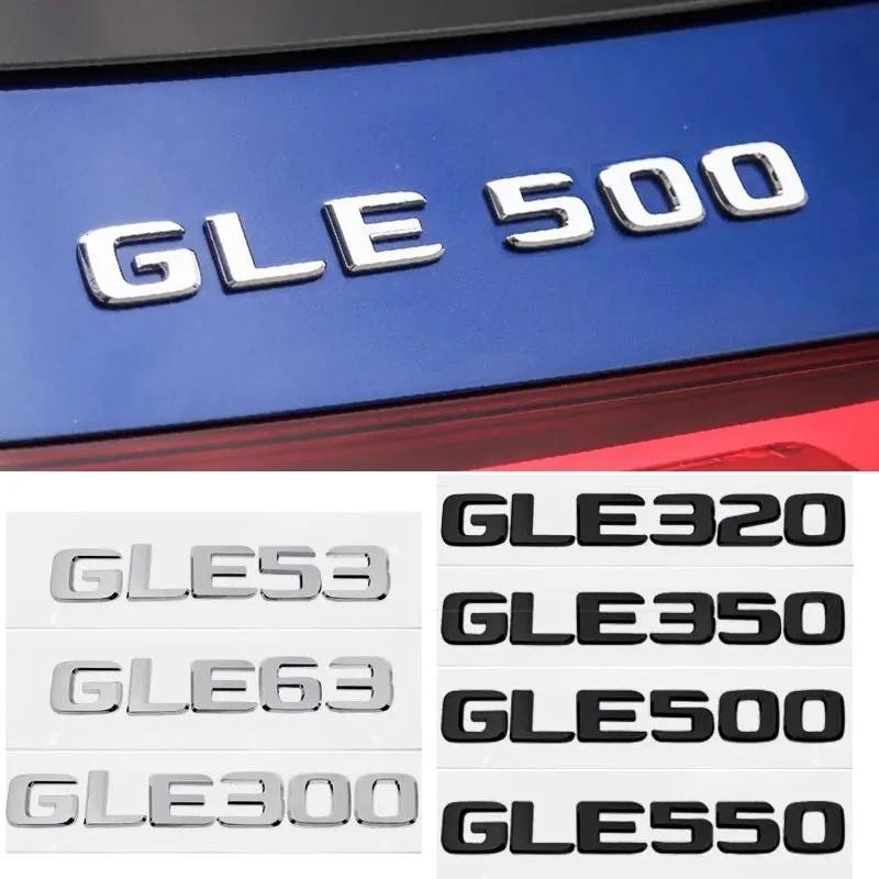 3D ABS Xe Phía Sau Thân Cây Chữ Biểu Tượng Huy Hiệu Đề Can Miếng Dán Cho Xe Mercedes Benz GLE53 GLE3