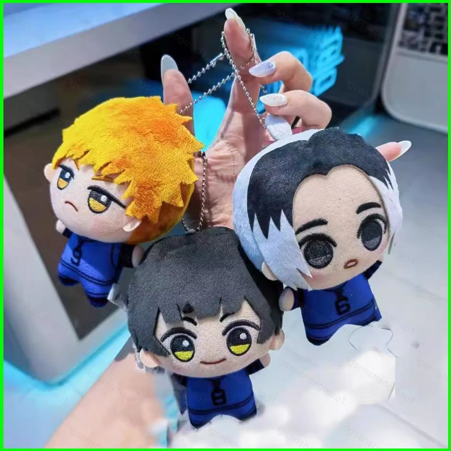 PS1 BLUE LOCK Yoichi Isagi Meguru Bachira Wataru Kuon Plushie Túi búp bê sang trọng dễ thương Charm 