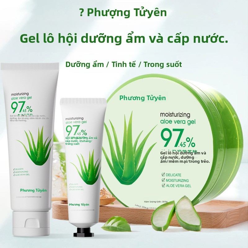 Gel Lô Hội Dưỡng Ẩm Dưỡng Ẩm Sau Kem Chống Nắng Gel Lô Hội Lớn 300g