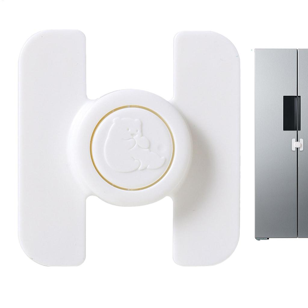 Refrigerator Lock Oven Latches No-Drill Adhesive Safety Lock for Doors Drawers Cabinets Oven Babypro
