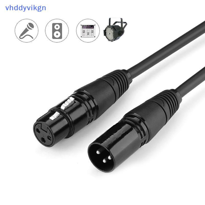 VHDD DMX 3-PIN DMX512 Cáp Nam Sang Nữ LED PAR Đèn Sân Khấu DMX Dây Tín Hiệu Dj Thiết Bị DMX512 Dòng 