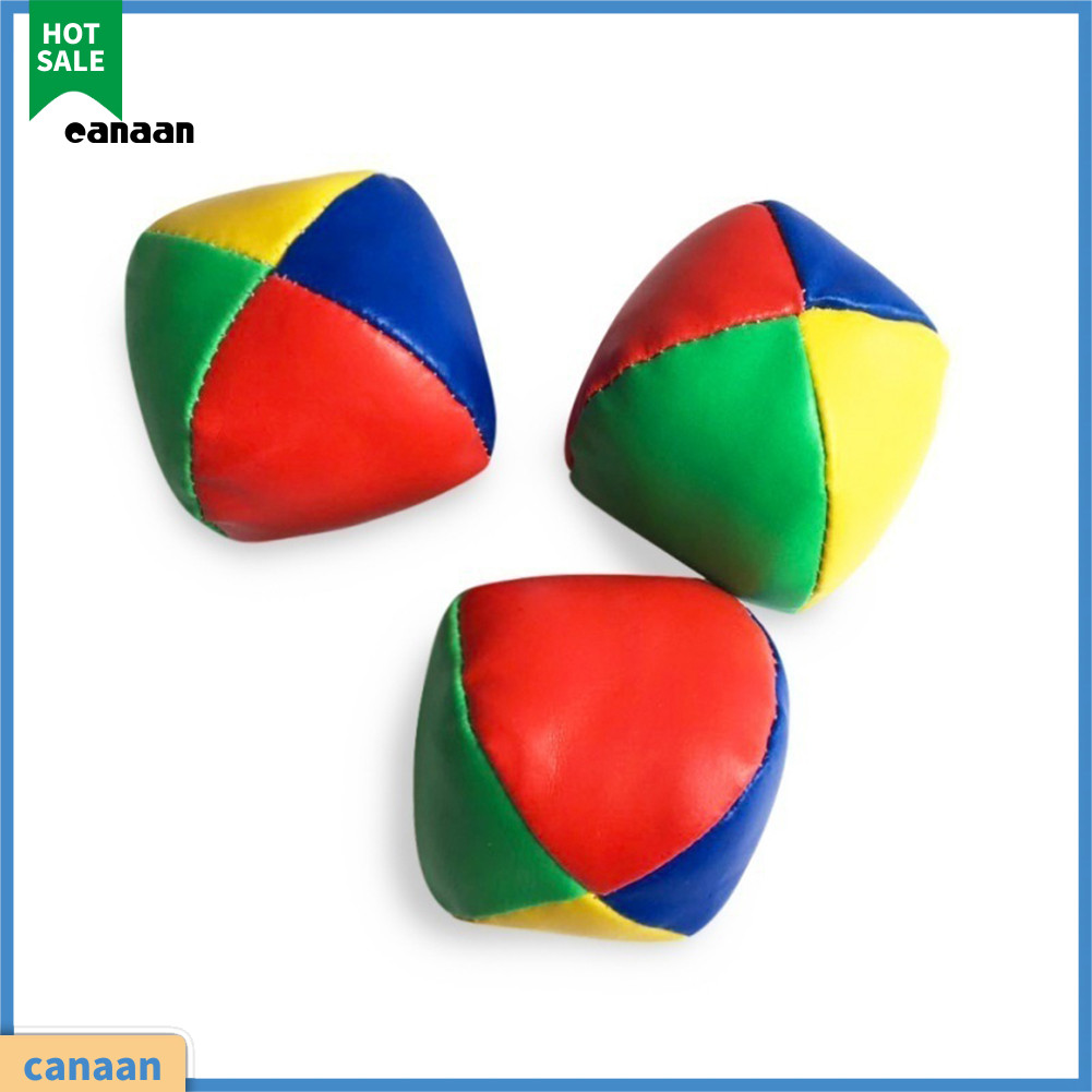 Ca| 3 Quả Bóng Juggling Cổ Điển Túi Juggle Magic Circus Người Mới Bắt Đầu Đồ Chơi Trẻ Em