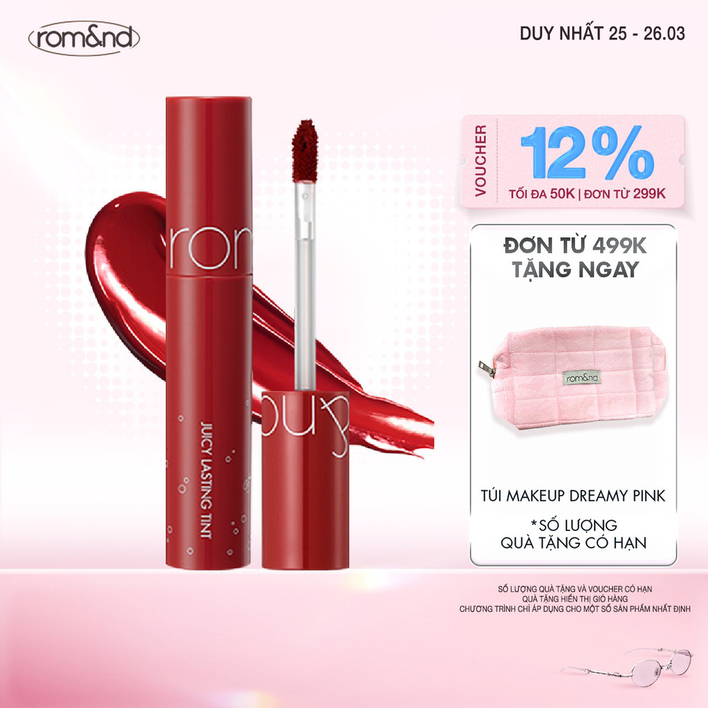 [Rom&nd] [Màu 18-21] Son Tint lì Hàn Quốc Romand Juicy Lasting Tint 5.5g