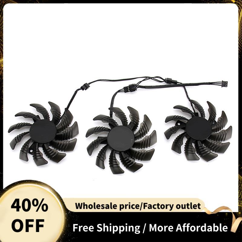 3 Chiếc 75MM PLD08010S12H 3PIN GTX970 GPU FAN cho GV-N970WF3OC-4GD GTX970 Đồ Họa Video Card Quạt Làm