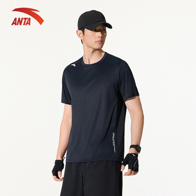 ANTA Áo Thun Thể Thao Nam Chạy bộ Tập Gym, Cầu Lông, Pickleball Thoáng Khí, Nhanh Khô 952527114