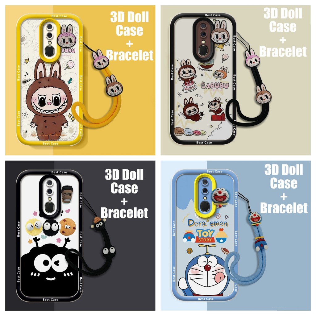 Ốp lưng OPPO F11 Ốp lưng OPPO F11 Pro Tương thích với búp bê 3D Phim hoạt hình mát mẻ Vỏ điện thoại 