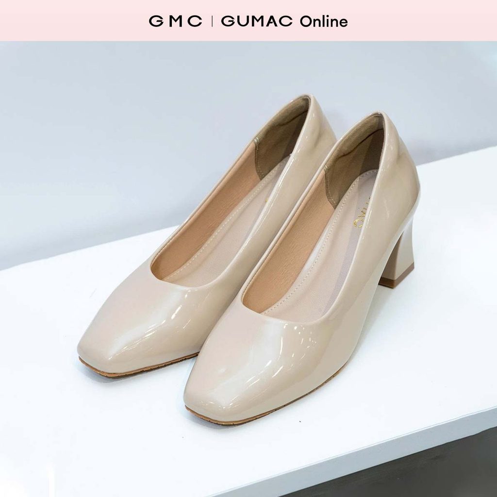 Giày búp bê nữ da bóng thời trang GUMAC GF10033