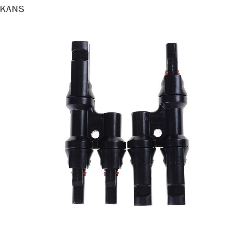 Kans 1 Cặp x Multi T Branch MC4 Connector cho bảng điều khiển năng lượng mặt trời nhánh kết nối song