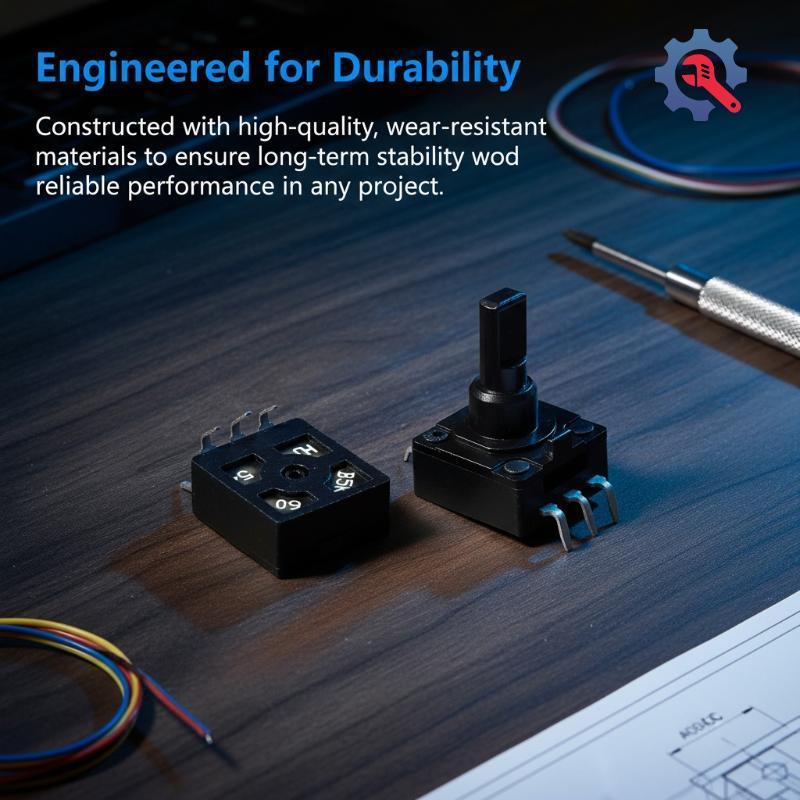 [AT] 2 Chiếc Điện Áp Chính Xác B5K 3 Pin 10mm Trục Độ Chính Xác Cao 60 Độ Cho Thiết Bị Âm Thanh Dự Á