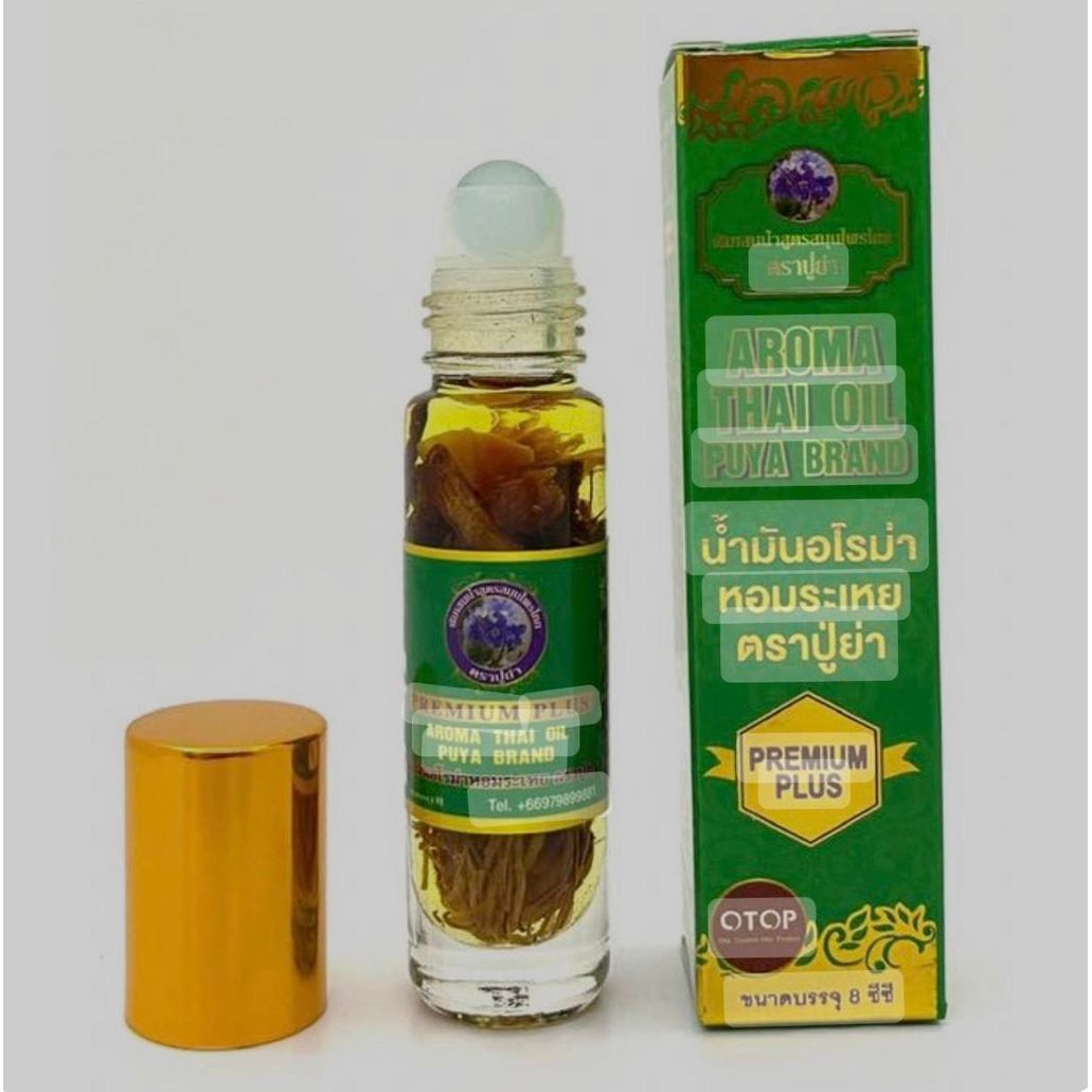 Dầu lăn thảo dược 16 vi, 19 vị, 29 vị  của Thái Lan. Dầu sâm lăn Green Herb Oil Thái Lan.Dầu lăn bạc