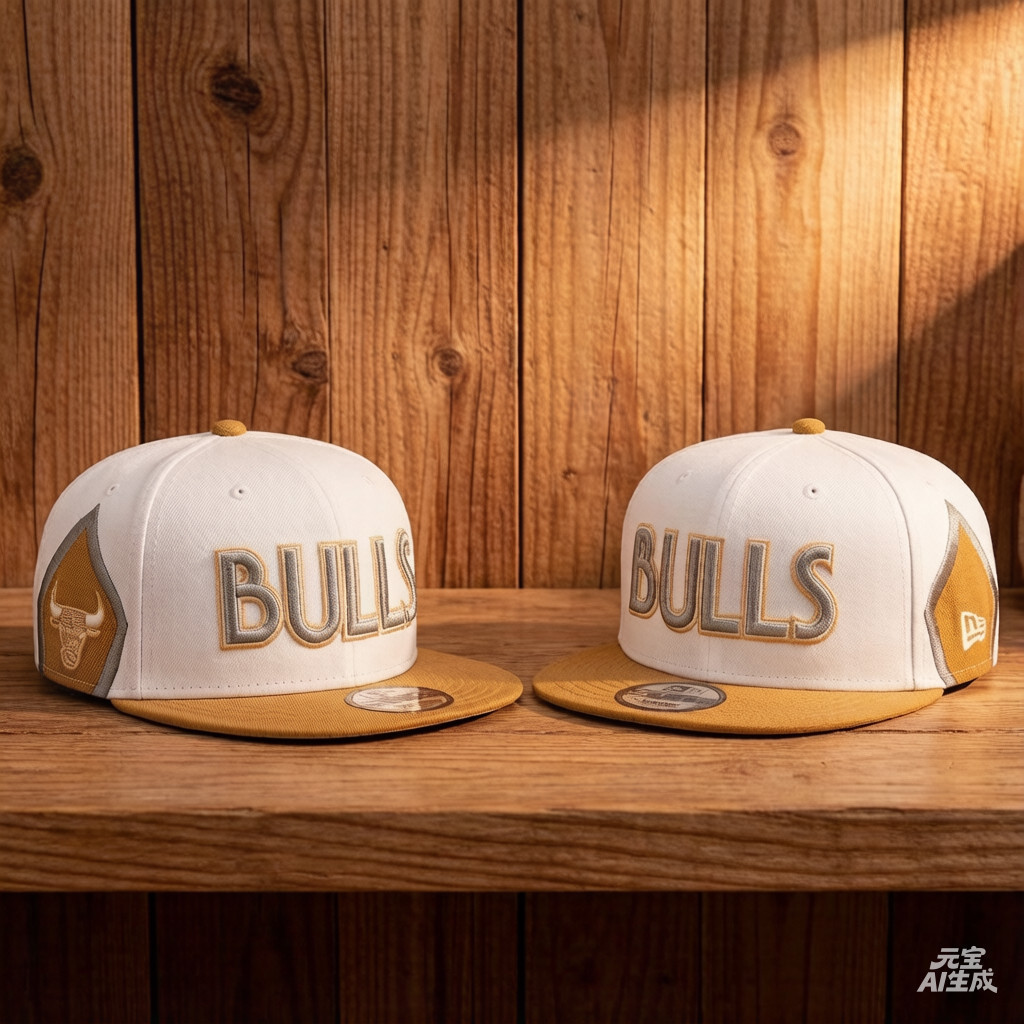 Mũ snapback 9FIFTY Chicago Bulls màu trắng/nâu phiên bản thành phố NBA