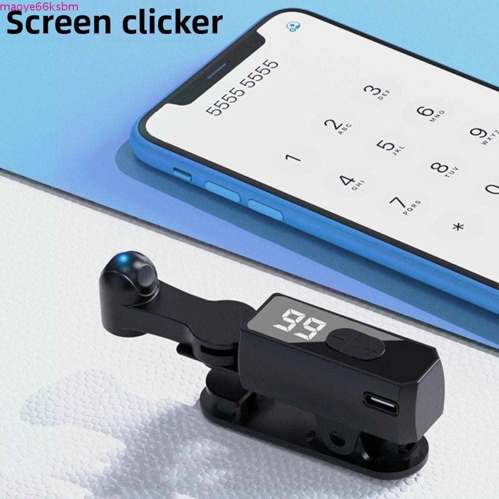 Màn hình ZORVEX Auto Clicker, Thiết bị clicker tự động có thể sạc lại liên tục, Chân máy cảm ứng Tap