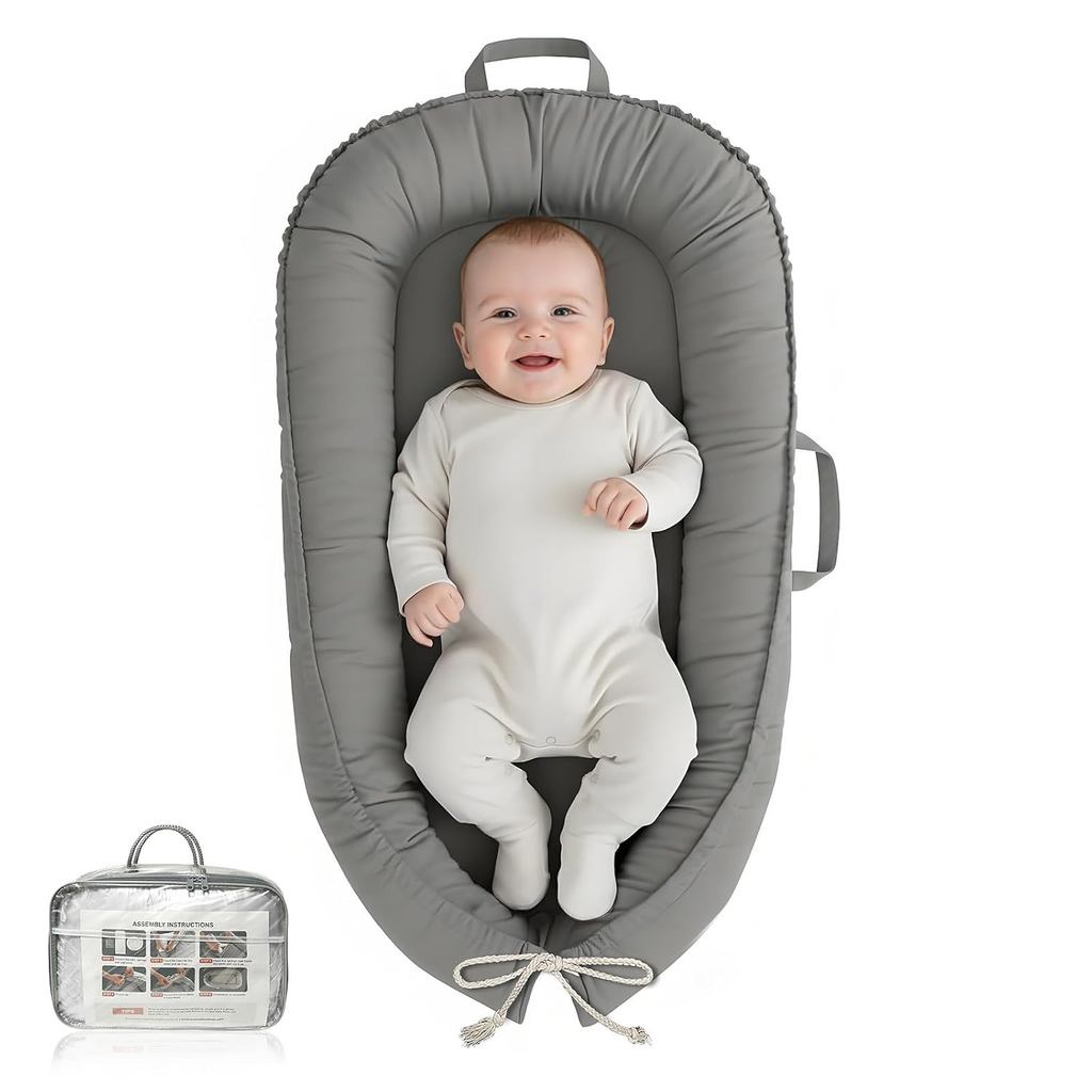 Baby Lounger - Lounger dành cho trẻ sơ sinh 0-24 tháng tuổi, Lounger tổ trẻ sơ sinh thoáng khí bằng 