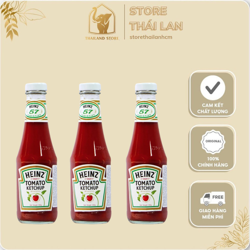 [NHẬP MỸ] Tương Cà Heinz 300g – Heinz Tomato Ketchup Không Chất Bảo Quản