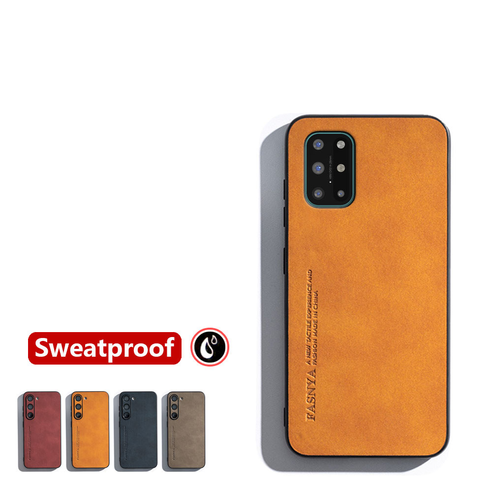 Dành Cho OnePlus 8T 8T + 5G KB2001 KB2000 KB2003 KB2005 KB2007 Da Cảm Giác Sang Trọng Retro Da Vỏ Đi