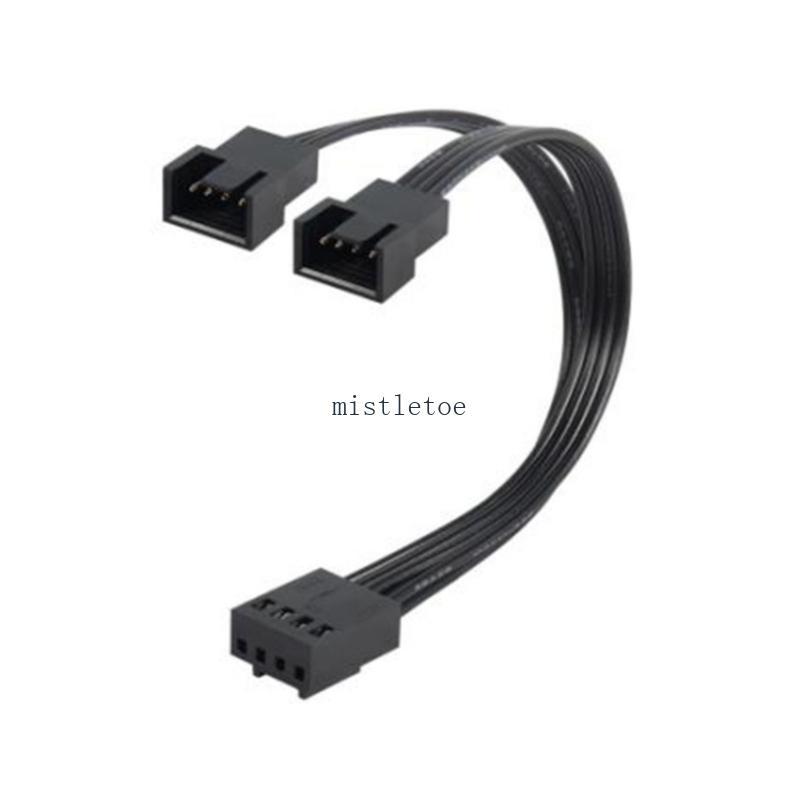 Cáp chuyển đổi MIS 4Pin 1 đến 2 Máy tính CPU Fan Splitter Cáp mở rộng quạt PC