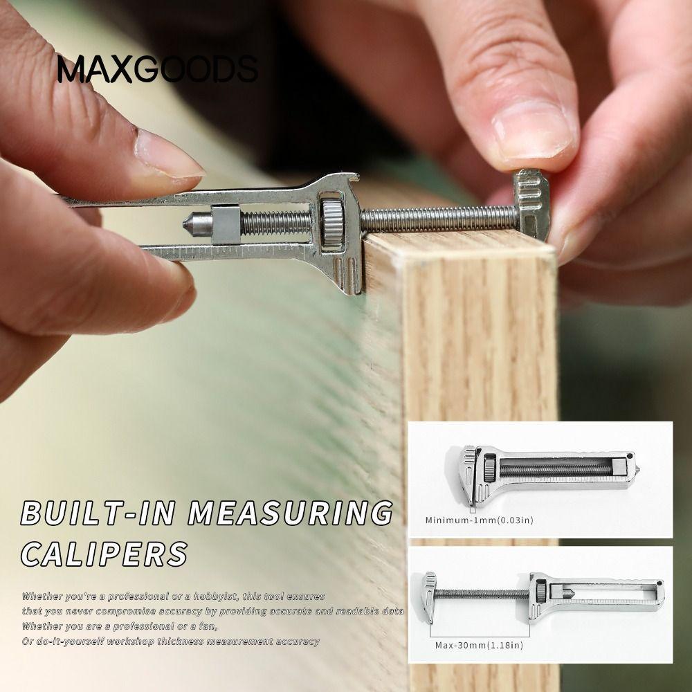 MAXGOODS Mini Caliper Tool, 10 trong 1 Chức năng Caliper Công cụ đa chức năng, Di động trong tầm với