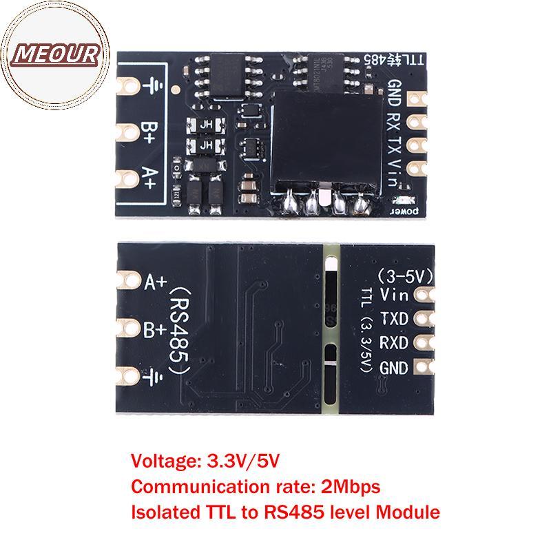 Meour 1 / 2 Cái Cách ly TTL sang RS485 Mô-đun bảng cấp Serial Tự động đảo ngược tốc độ cao 2Mbps Nửa